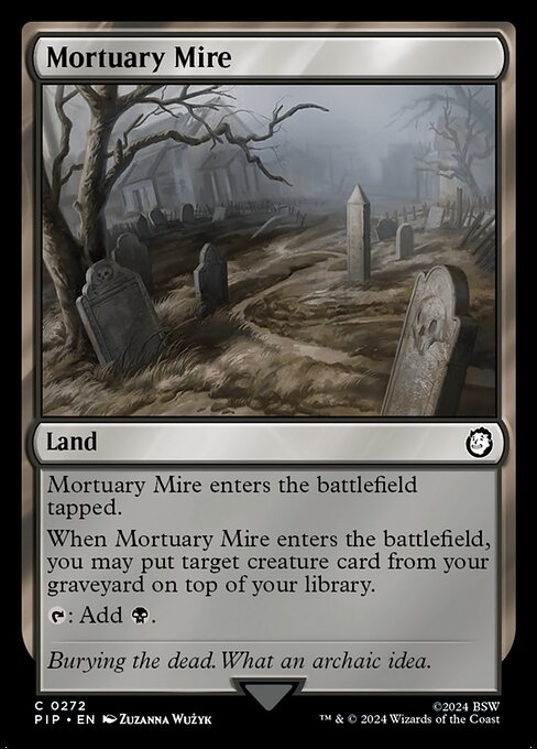Magic the Gathering Card - Mortuary Mire - MTG Circle