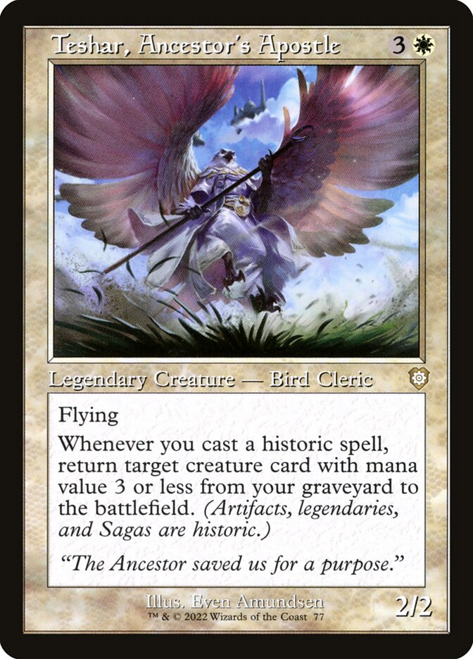 Magic the Gathering Card - Teshar, Ancestor's Apostle - MTG Circle