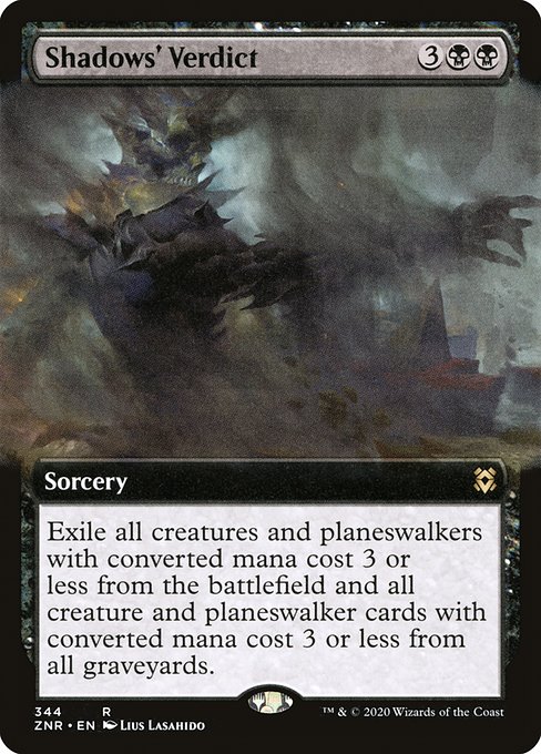 Magic the Gathering Card - Shadows' Verdict - MTG Circle