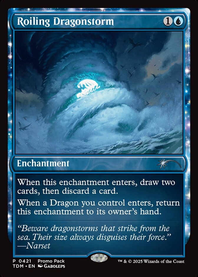 Magic the Gathering Card - Roiling Dragonstorm - MTG Circle