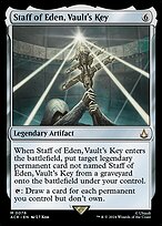 Magic the Gathering Card - Staff of Eden, Vault's Key - MTG Circle