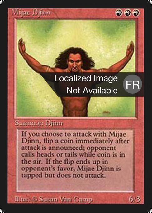 Magic the Gathering Card - Mijae Djinn - MTG Circle