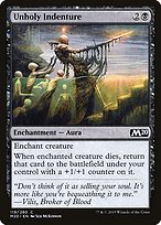 Magic the Gathering Card - Unholy Indenture - MTG Circle