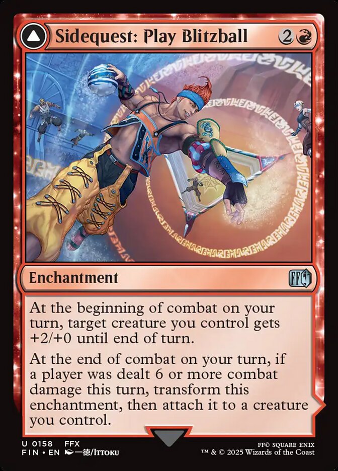 Magic the Gathering Card - Sidequest: Play Blitzball - MTG Circle