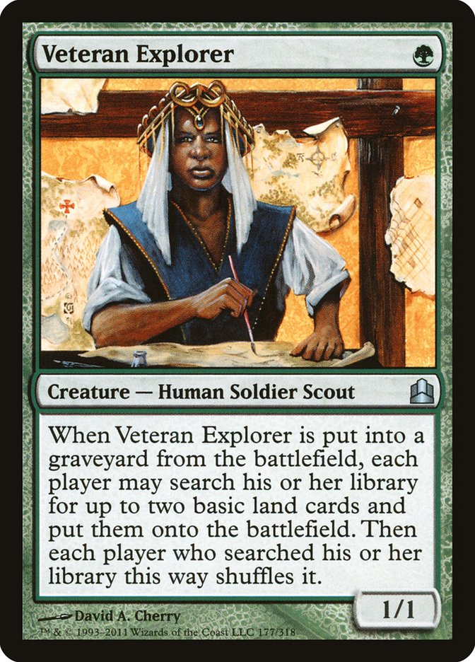Magic the Gathering Card - Veteran Explorer - MTG Circle