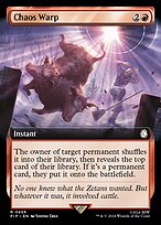 Magic the Gathering Card - Chaos Warp - MTG Circle