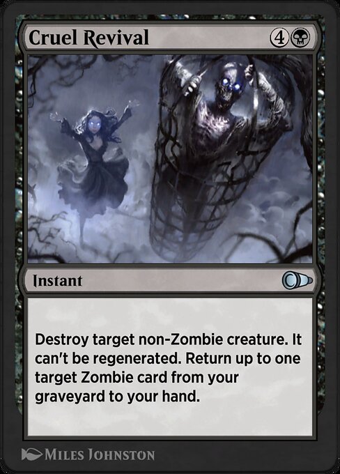 Magic the Gathering Card - Cruel Revival - MTG Circle
