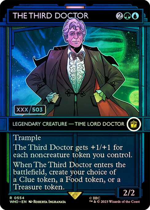 Magic the Gathering Card - The Third Doctor - MTG Circle
