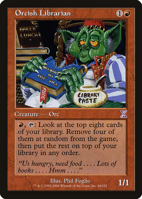 Magic the Gathering Card - Orcish Librarian - MTG Circle
