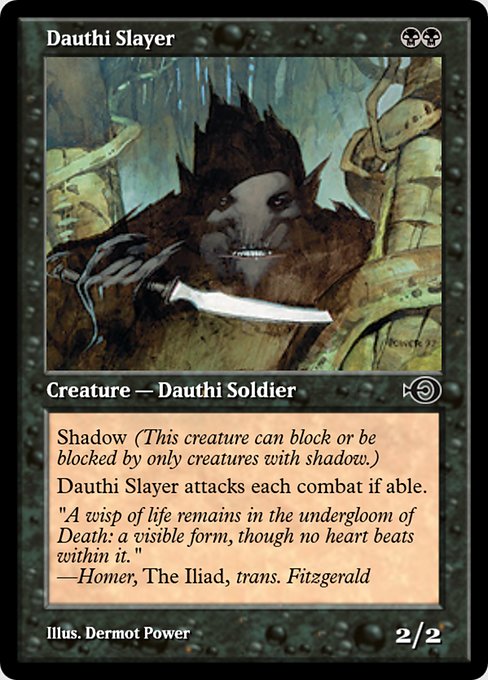 Magic the Gathering Card - Dauthi Slayer - MTG Circle