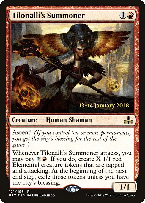 Magic the Gathering Card - Tilonalli's Summoner - MTG Circle