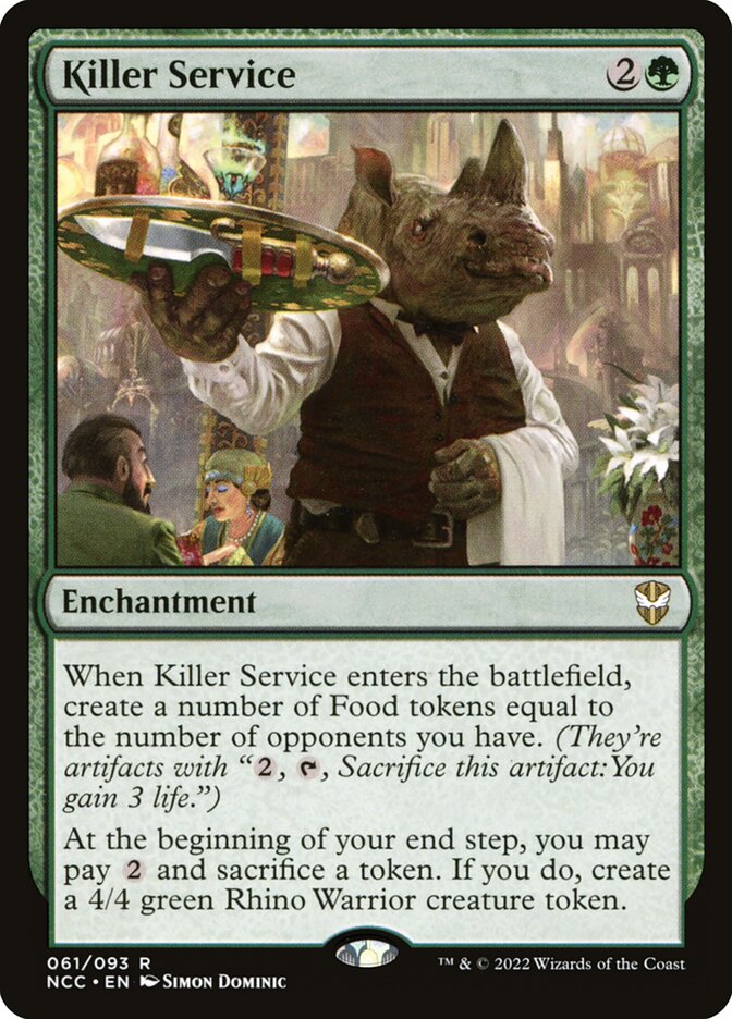 Magic the Gathering Card - Killer Service - MTG Circle