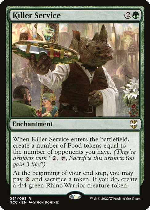 Magic the Gathering Card - Killer Service - MTG Circle