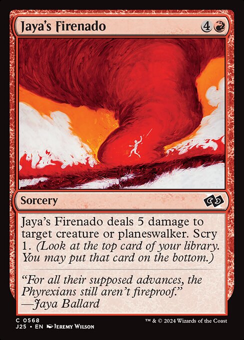 Magic the Gathering Card - Jaya's Firenado - MTG Circle