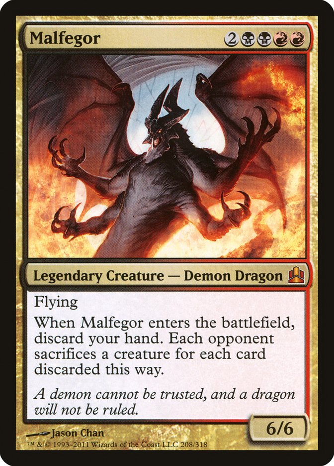 Magic the Gathering Card - Malfegor - MTG Circle