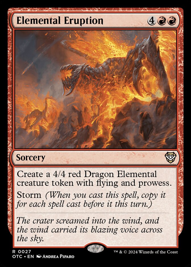 Magic the Gathering Card - Elemental Eruption - MTG Circle