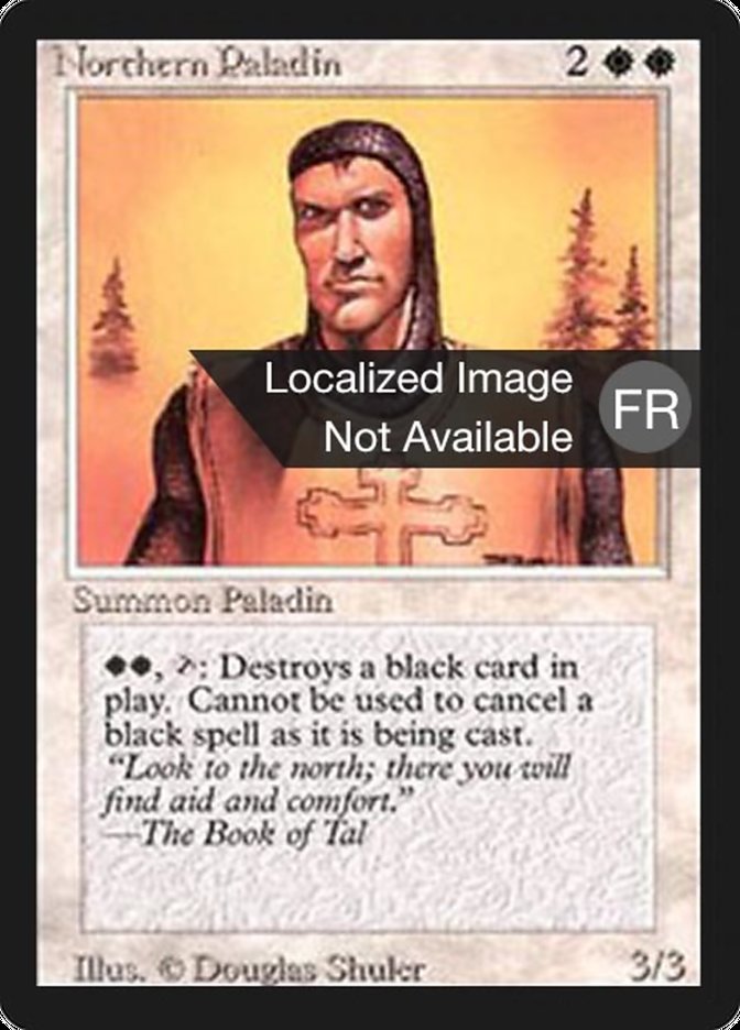 Magic the Gathering Card - Northern Paladin - MTG Circle