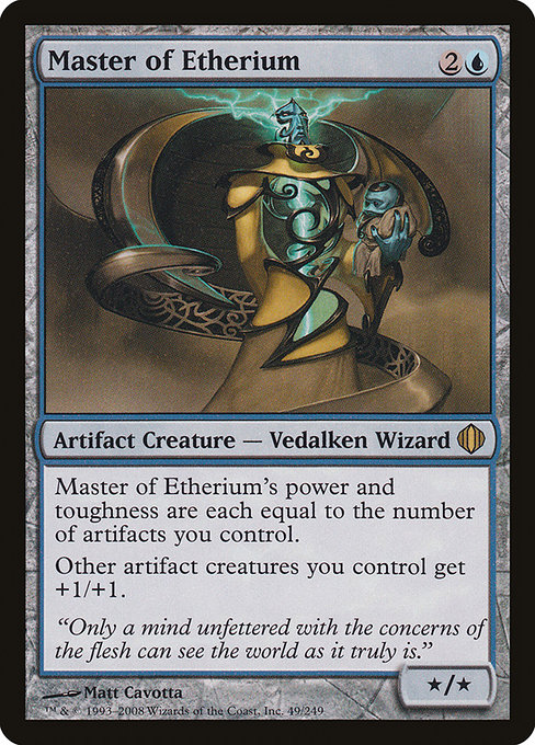 Magic the Gathering Card - Master of Etherium - MTG Circle