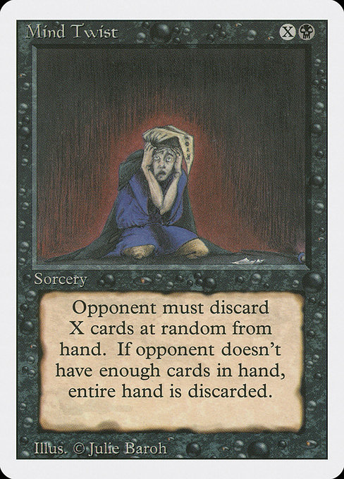 Magic the Gathering Card - Mind Twist - MTG Circle