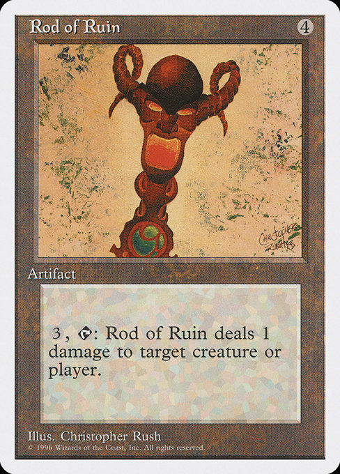 Magic the Gathering Card - Rod of Ruin - MTG Circle