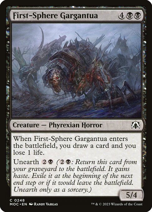 Magic the Gathering Card - First-Sphere Gargantua - MTG Circle
