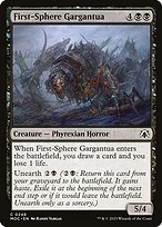 Magic the Gathering Card - First-Sphere Gargantua - MTG Circle