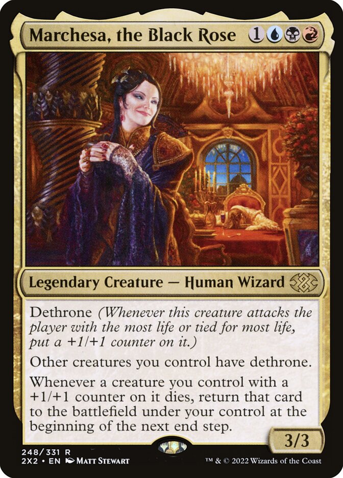 Magic the Gathering Card - Marchesa, the Black Rose - MTG Circle