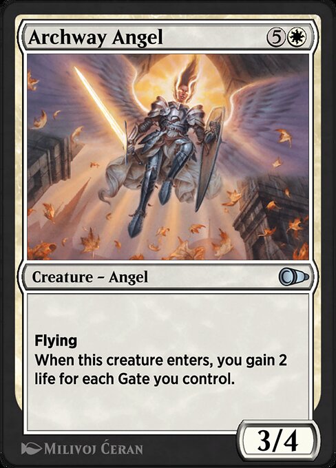 Magic the Gathering Card - Archway Angel - MTG Circle