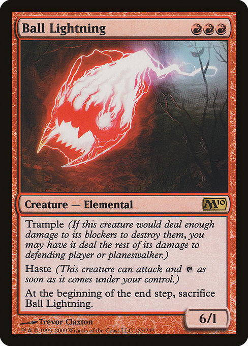 Magic the Gathering Card - Ball Lightning - MTG Circle