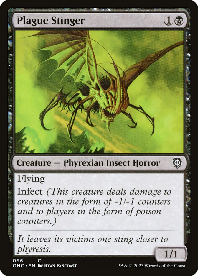 Magic the Gathering Card - Plague Stinger - MTG Circle