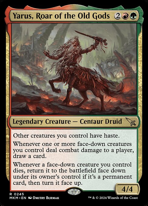 Magic the Gathering Card - Yarus, Roar of the Old Gods - MTG Circle