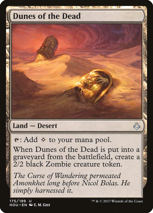 Magic the Gathering Card - Dunes of the Dead - MTG Circle