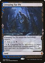 Magic the Gathering Card - Creeping Tar Pit - MTG Circle