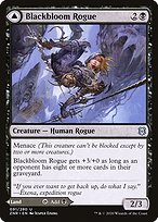 Magic the Gathering Card - Blackbloom Rogue // Blackbloom Bog - MTG Circle