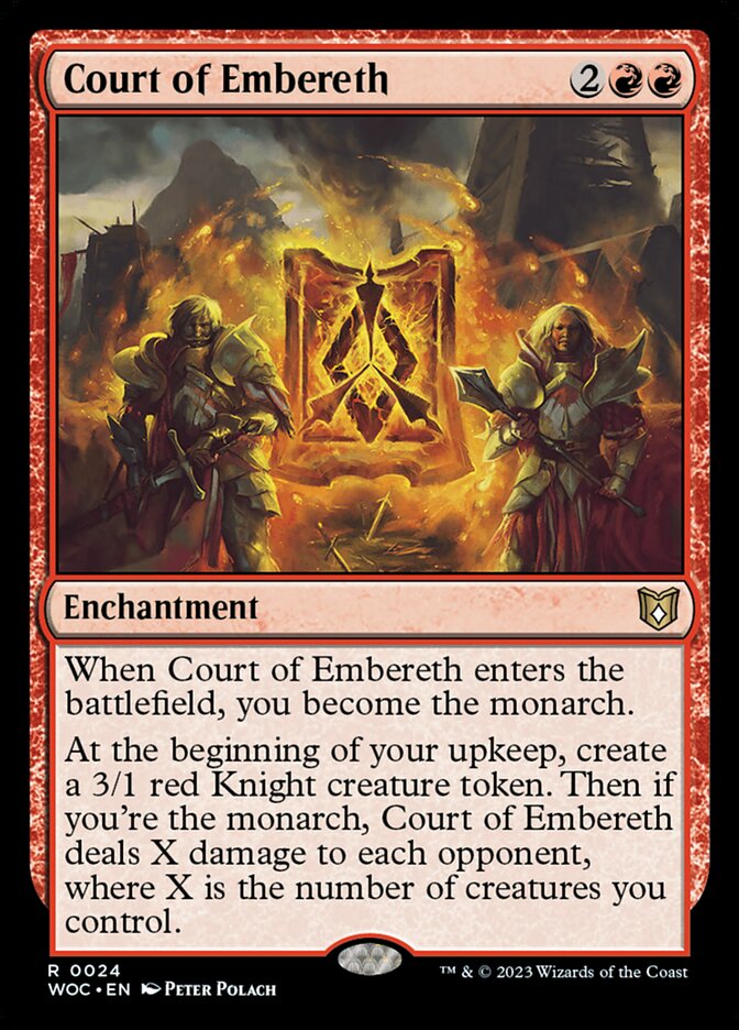 Magic the Gathering Card - Court of Embereth - MTG Circle