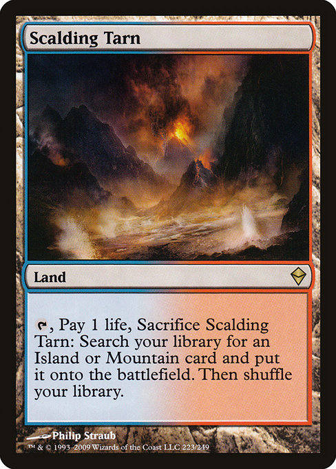 Magic the Gathering Card - Scalding Tarn - MTG Circle