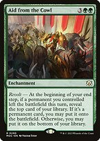 Magic the Gathering Card - Aid from the Cowl - MTG Circle
