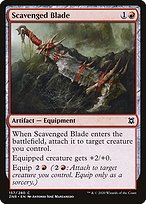 Magic the Gathering Card - Scavenged Blade - MTG Circle