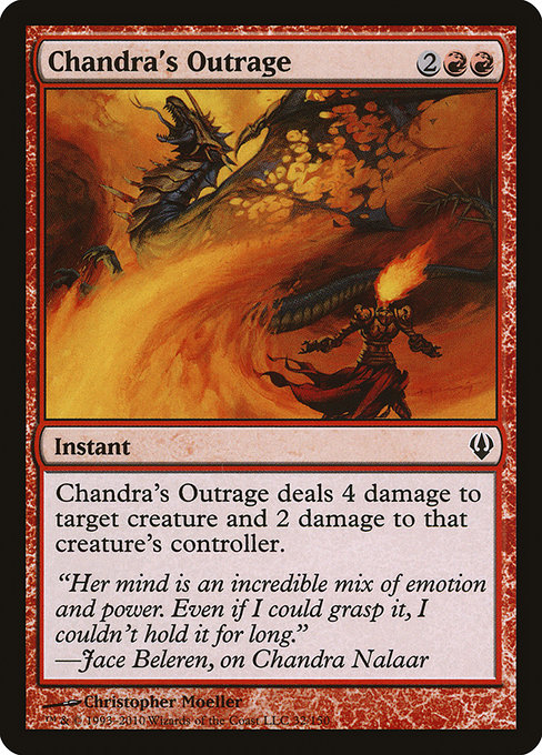 Magic the Gathering Card - Chandra's Outrage - MTG Circle