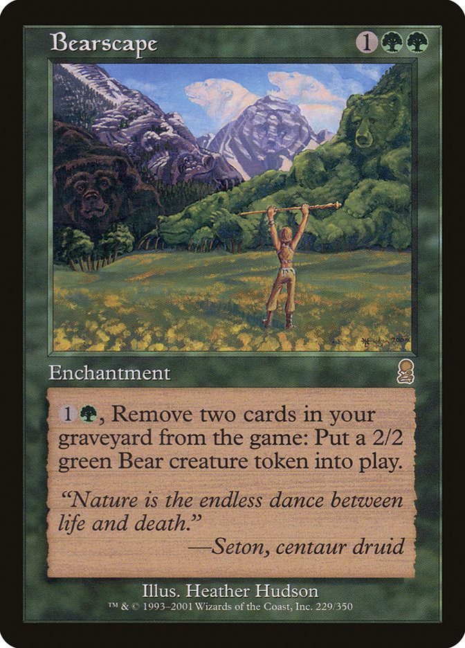 Magic the Gathering Card - Bearscape - MTG Circle