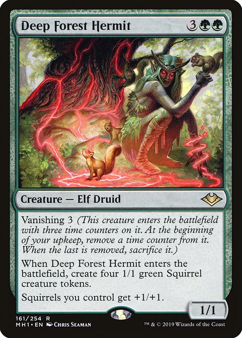 Magic the Gathering Card - Deep Forest Hermit - MTG Circle