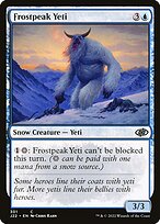 Magic the Gathering Card - Frostpeak Yeti - MTG Circle