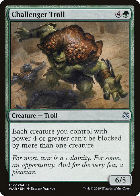 Magic the Gathering Card - Challenger Troll - MTG Circle