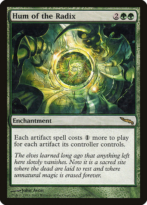 Magic the Gathering Card - Hum of the Radix - MTG Circle