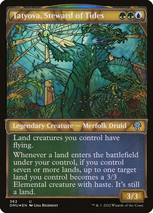 Magic the Gathering Card - Tatyova, Steward of Tides - MTG Circle