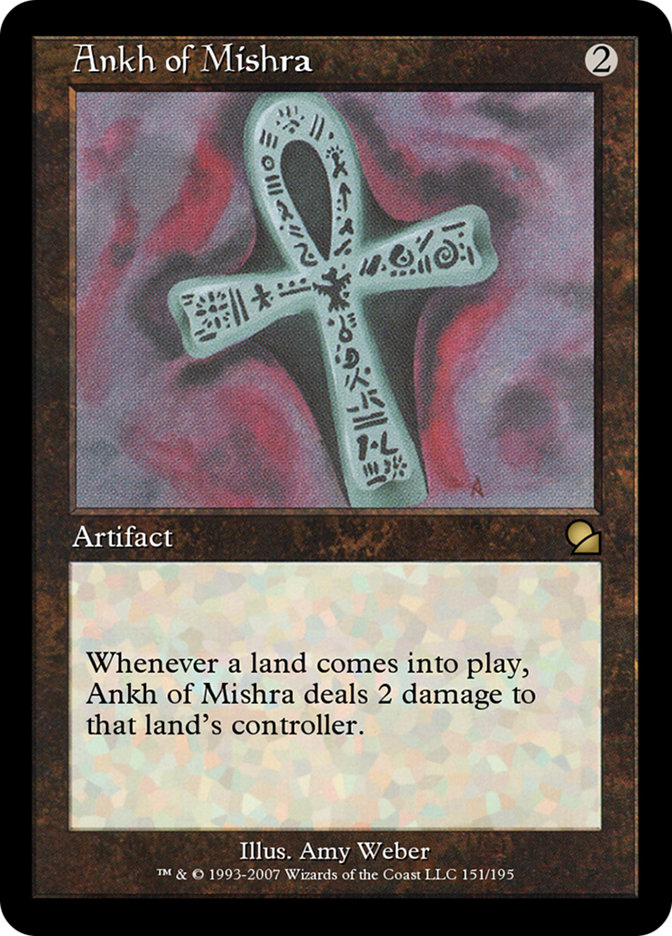 Magic the Gathering Card - Ankh of Mishra - MTG Circle