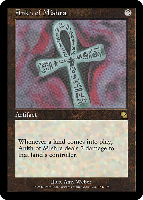 Magic the Gathering Card - Ankh of Mishra - MTG Circle