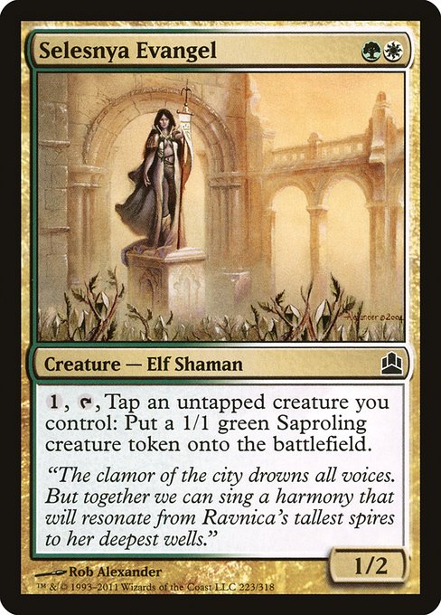Magic the Gathering Card - Selesnya Evangel - MTG Circle