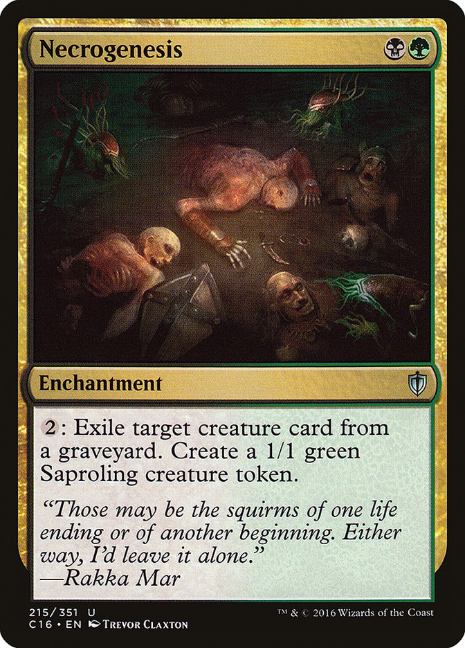 Magic the Gathering Card - Necrogenesis - MTG Circle