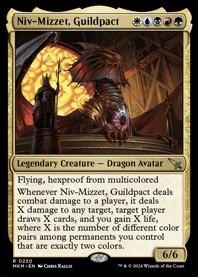 Magic the Gathering Card - Niv-Mizzet, Guildpact - MTG Circle